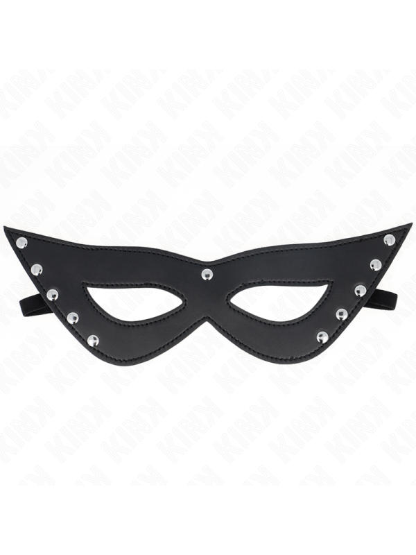 Kink - Maschera Per Occhi 5 Rivetti 28 X 8 Cm - KINK MASKED ALLURE - Maschere e Cappucci | erosidea.com