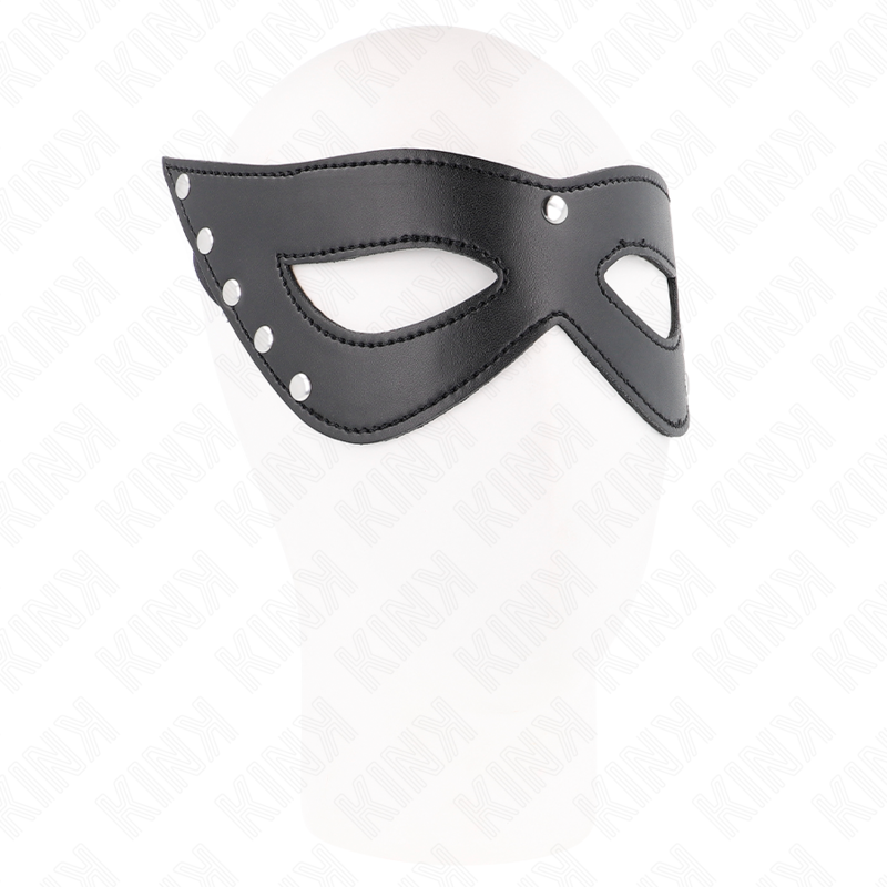 Kink - Maschera Per Occhi 5 Rivetti 28 X 8 Cm - KINK MASKED ALLURE - Maschere e Cappucci | erosidea.com