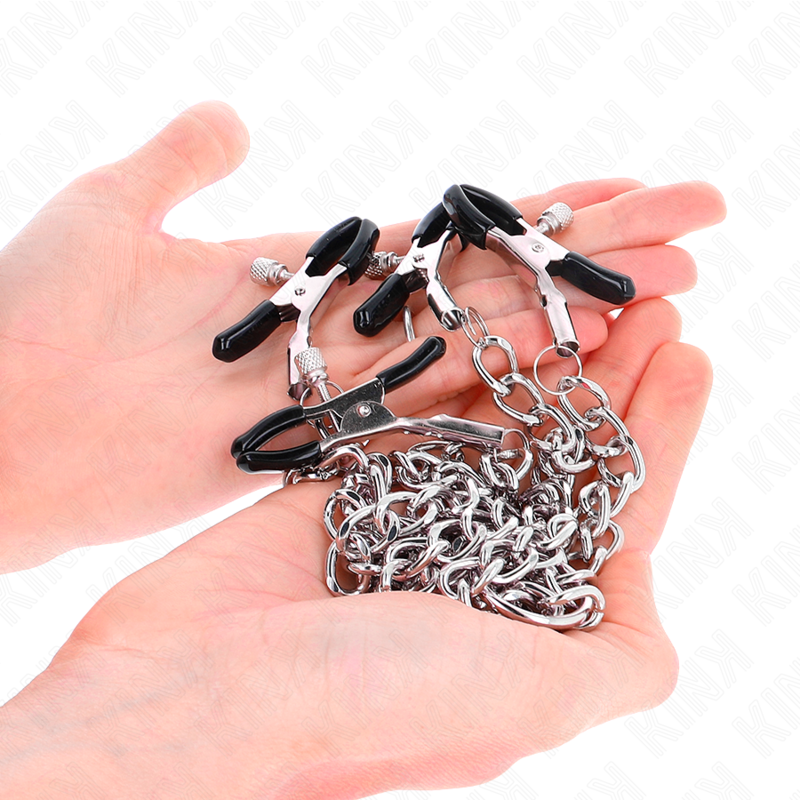 Kink Nipple Grip - Morsetti Per Capezzoli a 4 Catene - KINK NIPPLE GRIP - Pinzette Capezzoli | erosidea.com