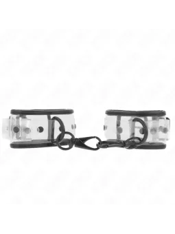Kink - Tenuta Da Polso In Nylon Con Gancio E Loop Nero-Blu Regolabile 18-32 Cm X 5 Cm - KINK WRIST RESTRAINT - Manette e Polsini | erosidea.com