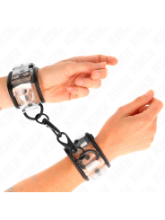 Kink - Polsini Da Polso Trasparenti Regolabili 18-30 Cm X 55 Cm - KINK WRIST RESTRAINT - Manette e Polsini | erosidea.com