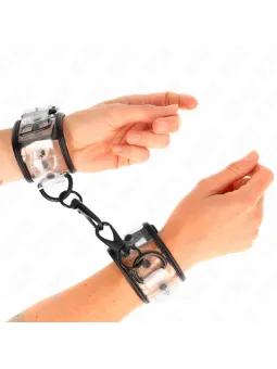 Kink - Tenuta Da Polso In Nylon Con Gancio E Loop Nero-Blu Regolabile 18-32 Cm X 5 Cm - KINK WRIST RESTRAINT - Manette e Polsini | erosidea.com