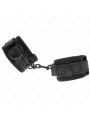 Kink - Polsi Ricoperti Di Pizzo Scuro In Neoprene Regolabile Nero 20-29 Cm X 5 Cm - KINK WRIST RESTRAINT - Manette e Polsini | erosidea.com