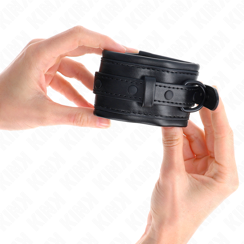 Kink - Resistenza Da Polso Nera Regolabile 20-30 Cm X 6 Cm - KINK WRIST RESTRAINT - Manette e Polsini | erosidea.com