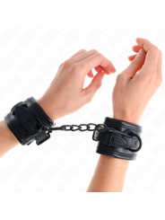 Kink - Resistenza Da Polso Nera Regolabile 20-30 Cm X 6 Cm - KINK WRIST RESTRAINT - Manette e Polsini | erosidea.com