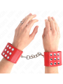 Kink - Resistenza Da Polso Con Chiusura A Scatto Rosso Regolabile 19-24 Cm X 55 Cm - KINK WRIST RESTRAINT - Manette e Polsini | erosidea.com