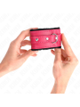 Kink - Poggipolsi Premium Foderati In Pelliccia Neri Con Cintura Rosa Lampone Regolabile 17-29 Cm X 6 Cm - KINK WRIST RESTRAINT - Manette e Polsini | erosidea.com