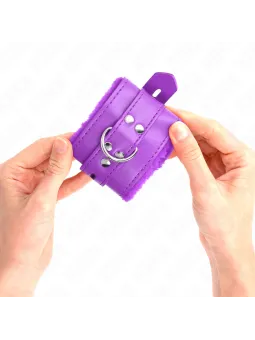 Kink - Graziosi Poggipolsi Blu/Rosa Regolabili 16-28 Cm X 5 Cm - KINK WRIST RESTRAINT - Manette e Polsini | erosidea.com