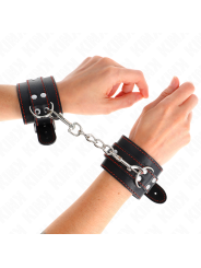 Kink - Resistenza Da Polso Nera Con Fodera Rossa Regolabile 20-28 Cm X 55 Cm - KINK WRIST RESTRAINT - Manette e Polsini | erosidea.com