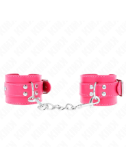 Kink - Tenuta Da Polso Rosa Lampone Con Fodera Rosa Lampone Regolabile 20-28 Cm X 55 Cm - KINK WRIST RESTRAINT - Manette e Polsini | erosidea.com