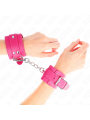 Kink - Tenuta Da Polso Rosa Lampone Con Fodera Rosa Lampone Regolabile 20-28 Cm X 55 Cm - KINK WRIST RESTRAINT - Manette e Polsini | erosidea.com