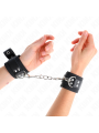Kink - Resistenza Da Polso In Nylon Nero Con Cintura In Pelle Nera Regolabile 19-29 Cm X 51 Cm - KINK WRIST RESTRAINT - Manette e Polsini | erosidea.com