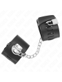 Kink - Polso Fisso Con Catena 30 Cm E Chiusura Lucchetto Nero Regolabile 16-23 Cm X 55 Cm - KINK WRIST RESTRAINT - Manette e Polsini | erosidea.com