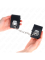 Kink - Polso Fisso Con Catena 30 Cm E Chiusura Lucchetto Nero Regolabile 16-23 Cm X 55 Cm - KINK WRIST RESTRAINT - Manette e Polsini | erosidea.com