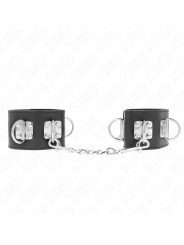 Kink - Resistenza Da Polso Multiposizione Con Chiusura A Lucchetto Nera Regolabile 16-23 Cm X 55 Cm - KINK WRIST RESTRAINT - Manette e Polsini | erosidea.com