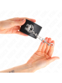 Kink - Resistenza Da Polso Con Chiusura A Lucchetto Nero Regolabile 16-23 Cm X 55 Cm - KINK WRIST RESTRAINT - Manette e Polsini | erosidea.com
