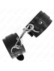 Kink - Potenziale Da Polso Fila Di Rivetti Singola Nera Regolabile 17-28 Cm X 5 Cm - KINK WRIST RESTRAINT - Manette e Polsini | erosidea.com