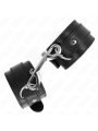 Kink - Potenziale Da Polso Fila Di Rivetti Singola Nera Regolabile 17-28 Cm X 5 Cm - KINK WRIST RESTRAINT - Manette e Polsini | erosidea.com