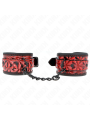 Kink - Resistenza Da Polso Con Motivo A Diamanti Rosso Scuro Regolabile 17-26 Cm X 55 Cm - KINK WRIST RESTRAINT - Manette e Polsini | erosidea.com
