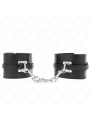 Kink - Resistenza Da Polso Deluxe Con Bloccaggio Nero Regolabile 145-21 Cm X 6 Cm - KINK WRIST RESTRAINT - Manette e Polsini | erosidea.com