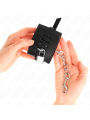 Kink - Resistenza Da Polso Deluxe Con Bloccaggio Nero Regolabile 145-21 Cm X 6 Cm - KINK WRIST RESTRAINT - Manette e Polsini | erosidea.com
