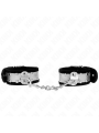 Kink - Resistenza Da Polso Sottile Nero / Argento 30 X 4 Cm - KINK WRIST RESTRAINT - Manette e Polsini | erosidea.com