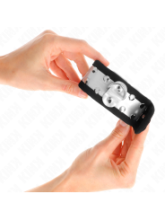Kink - Resistenza Da Polso Sottile Nero / Argento 30 X 4 Cm - KINK WRIST RESTRAINT - Manette e Polsini | erosidea.com