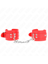Kink - Resistenza Da Polso Semplice Rosso Regolabile 20-23 Cm X 55 Cm - KINK WRIST RESTRAINT - Manette e Polsini | erosidea.com