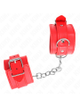 Kink - Resistenza Da Polso Semplice Rosso Regolabile 20-23 Cm X 55 Cm - KINK WRIST RESTRAINT - Manette e Polsini | erosidea.com