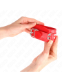 Kink - Resistenza Da Polso Semplice Rosso Regolabile 20-23 Cm X 55 Cm - KINK WRIST RESTRAINT - Manette e Polsini | erosidea.com