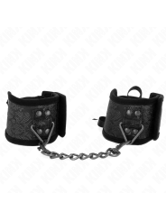 Kink - Resistenza Da Polso Scandalo Dettagli In Pizzo Nero 245 Cm X 65 Cm - KINK WRIST RESTRAINT - Manette e Polsini | erosidea.com