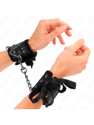Kink - Resistenza Da Polso Scandalo Dettagli In Pizzo Nero 245 Cm X 65 Cm - KINK WRIST RESTRAINT - Manette e Polsini | erosidea.com