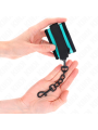 Kink - Tenuta Da Polso In Nylon Con Gancio E Loop Nero-Blu Regolabile 18-32 Cm X 5 Cm - KINK WRIST RESTRAINT - Manette e Polsini | erosidea.com