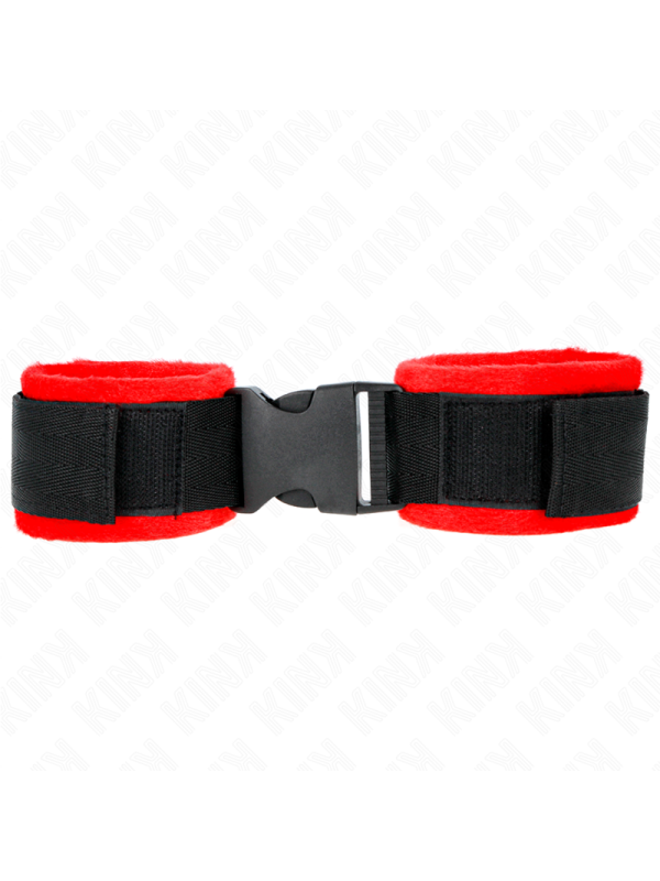 Kink - Tenuta Da Polso In Nylon Hook&Loop Nera Modello 1 Ajdustable 25-35 Cm X 6 Cm - KINK WRIST RESTRAINT - Manette e Polsini | erosidea.com