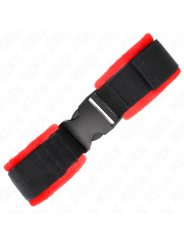 Kink - Tenuta Da Polso In Nylon Hook&Loop Nera Modello 1 Ajdustable 25-35 Cm X 6 Cm - KINK WRIST RESTRAINT - Manette e Polsini | erosidea.com