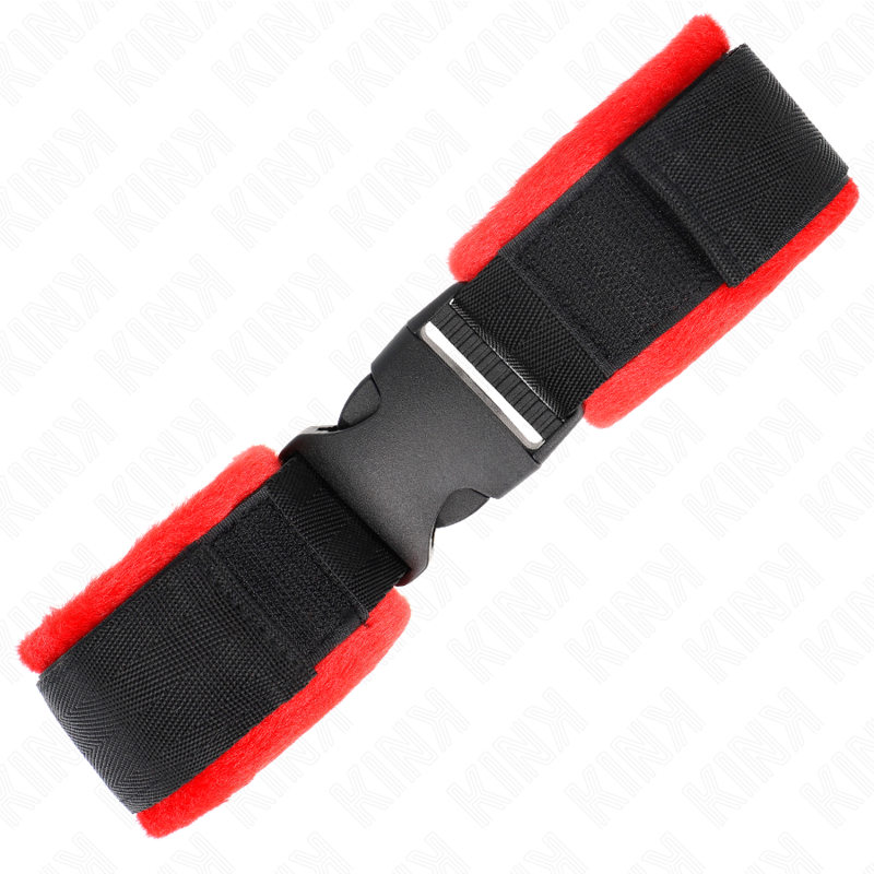 Kink - Tenuta Da Polso In Nylon Hook&Loop Nera Modello 1 Ajdustable 25-35 Cm X 6 Cm - KINK WRIST RESTRAINT - Manette e Polsini | erosidea.com