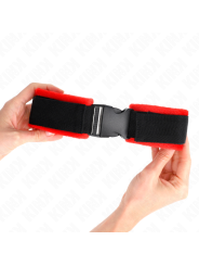 Kink - Tenuta Da Polso In Nylon Hook&Loop Nera Modello 1 Ajdustable 25-35 Cm X 6 Cm - KINK WRIST RESTRAINT - Manette e Polsini | erosidea.com