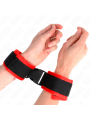 Kink - Tenuta Da Polso In Nylon Hook&Loop Nera Modello 1 Ajdustable 25-35 Cm X 6 Cm - KINK WRIST RESTRAINT - Manette e Polsini | erosidea.com