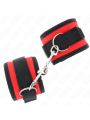 Kink - Tenuta Da Polso In Nylon Hook&Loop Rosso-Nero Modello 2 Regolabile 18-35 Cm X 6 Cm - KINK WRIST RESTRAINT - Manette e Polsini | erosidea.com
