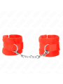 Kink - Polsini In Pelliccia Per Principianti Rosso 30 X 7 Cm - KINK WRIST RESTRAINT - Manette e Polsini | erosidea.com