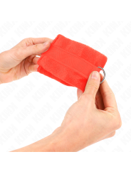 Kink - Polsini In Pelliccia Per Principianti Rosso 30 X 7 Cm - KINK WRIST RESTRAINT - Manette e Polsini | erosidea.com