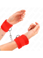 Kink - Polsini In Pelliccia Per Principianti Rosso 30 X 7 Cm - KINK WRIST RESTRAINT - Manette e Polsini | erosidea.com