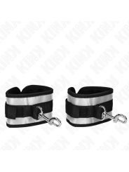 Kink - Polsini In Neoprene Grigio 23 X 5 Cm - KINK WRIST RESTRAINT - Manette e Polsini | erosidea.com