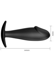 Plug Anale In Silicone Per Pene Nero - PRETTY LOVE BOTTOM - Plug e Catene Anali | erosidea.com