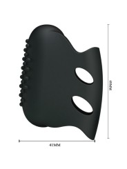 Pretty Love - Flirtation Ditale Vibrazione Nero Steward - PRETTY LOVE FLIRTATION - Vibratori | erosidea.com