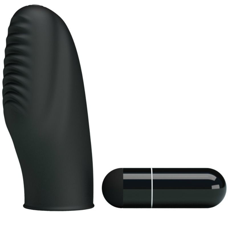 Pretty Love - Flirtation Stanford Nero Vibrazione Ditale - PRETTY LOVE FLIRTATION - Vibratori | erosidea.com