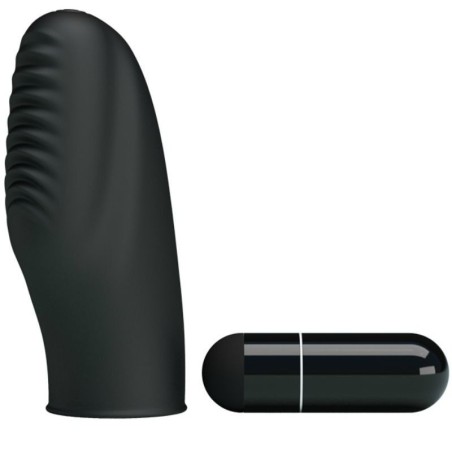 Pretty Love - Flirtation Stanford Nero Vibrazione Ditale - PRETTY LOVE FLIRTATION - Vibratori | erosidea.com