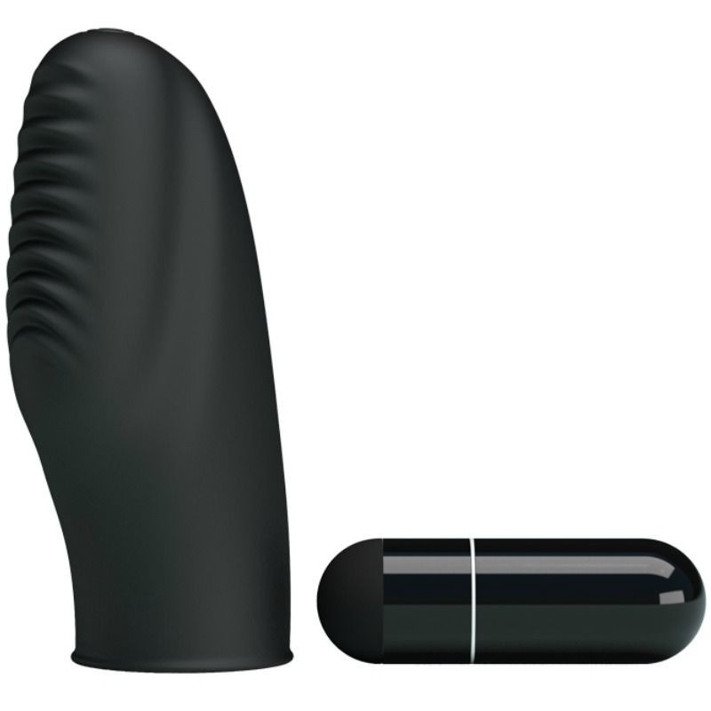 Pretty Love - Flirtation Stanford Nero Vibrazione Ditale - PRETTY LOVE FLIRTATION - Vibratori | erosidea.com