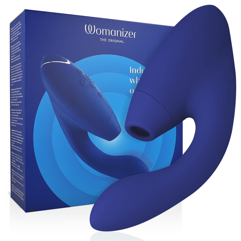 Stimolatore Doppio Womanizer Duo 2 Pleasure Air Blu - WOMANIZER - Stimolatori | erosidea.com