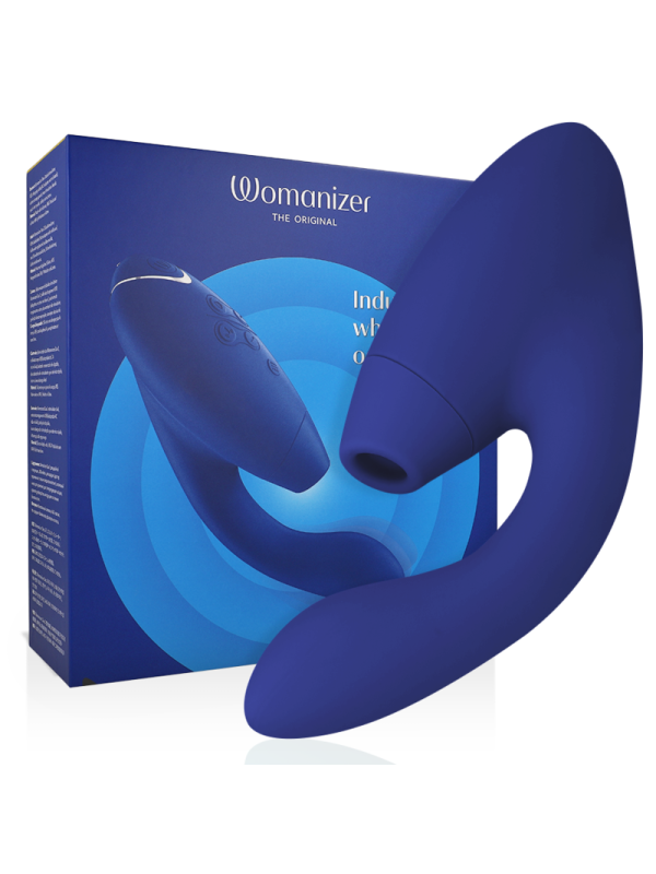 Stimolatore Doppio Womanizer Duo 2 Pleasure Air Blu - WOMANIZER - Stimolatori | erosidea.com